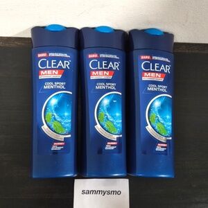 Clear Men Anti-Dandruff Shampoo Cool Sport Menthol 160ml x3